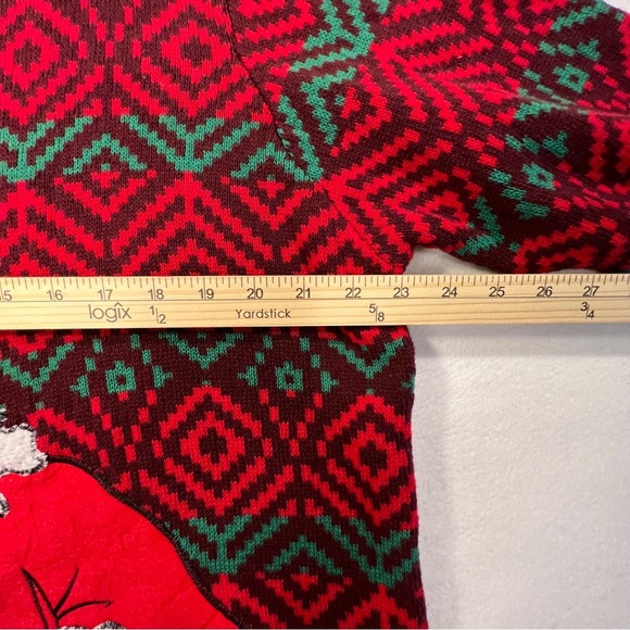 Ugly Christmas Sweater Santa Beer and Shot Size XL Holds Beer Bottle - Picture 4 of 16